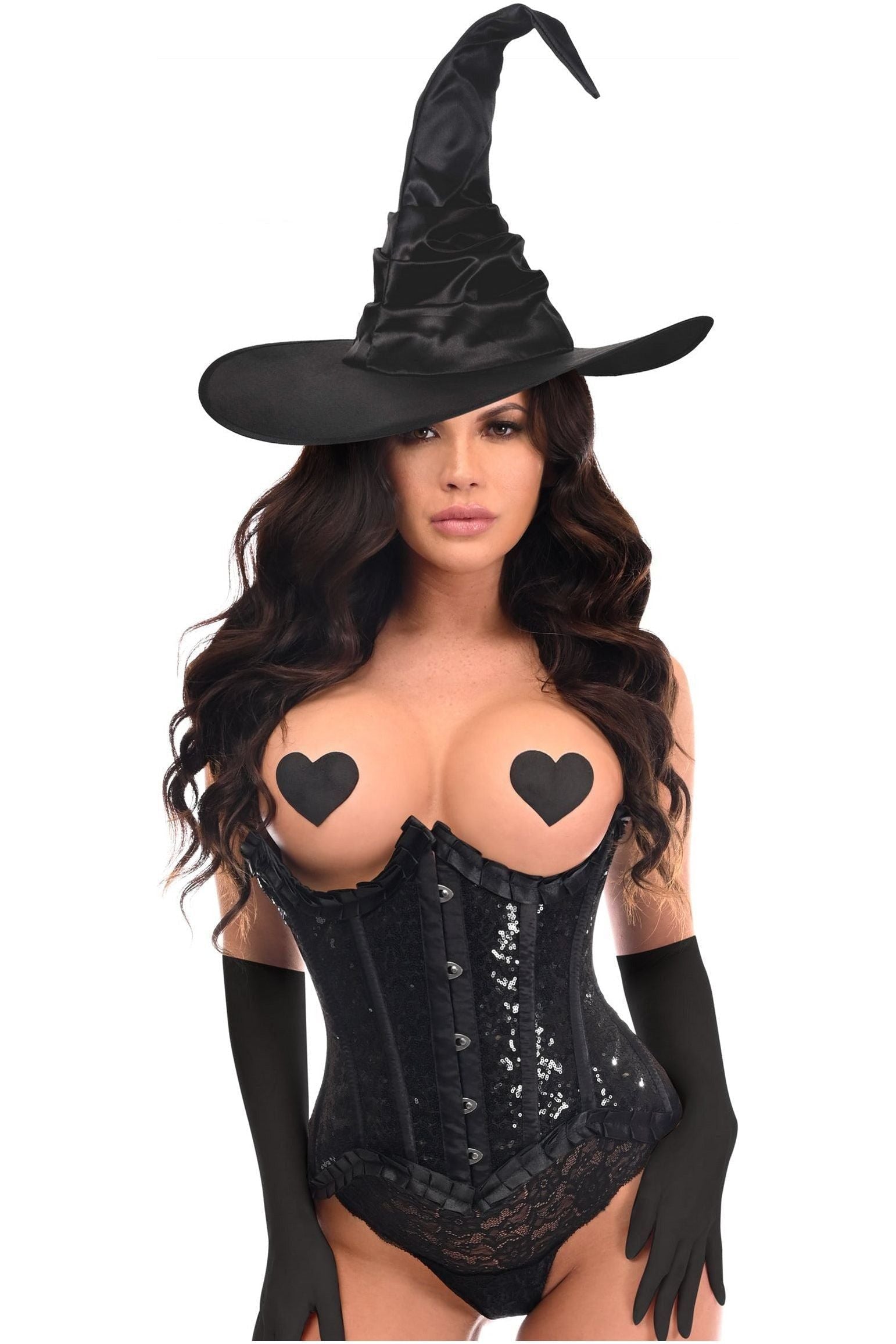 Top Drawer 3 PC Pin - Up Witch Corset Costume - Daisy Corsets
