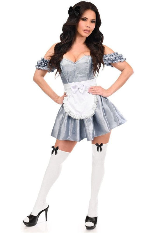 Top Drawer 3 PC Wonderland Seeker Corset Dress Costume - Daisy Corsets