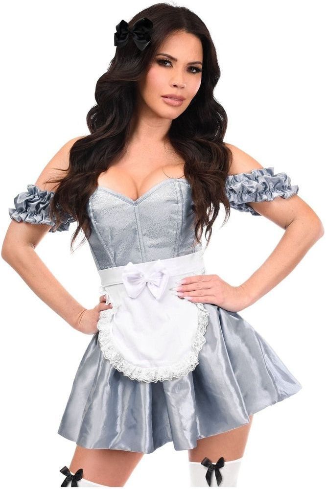 Top Drawer 3 PC Wonderland Seeker Corset Dress Costume - Daisy Corsets