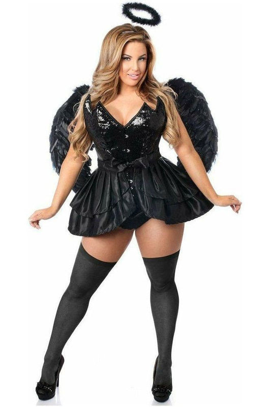 Top Drawer 4 PC Fallen Angel Corset Costume - Daisy Corsets
