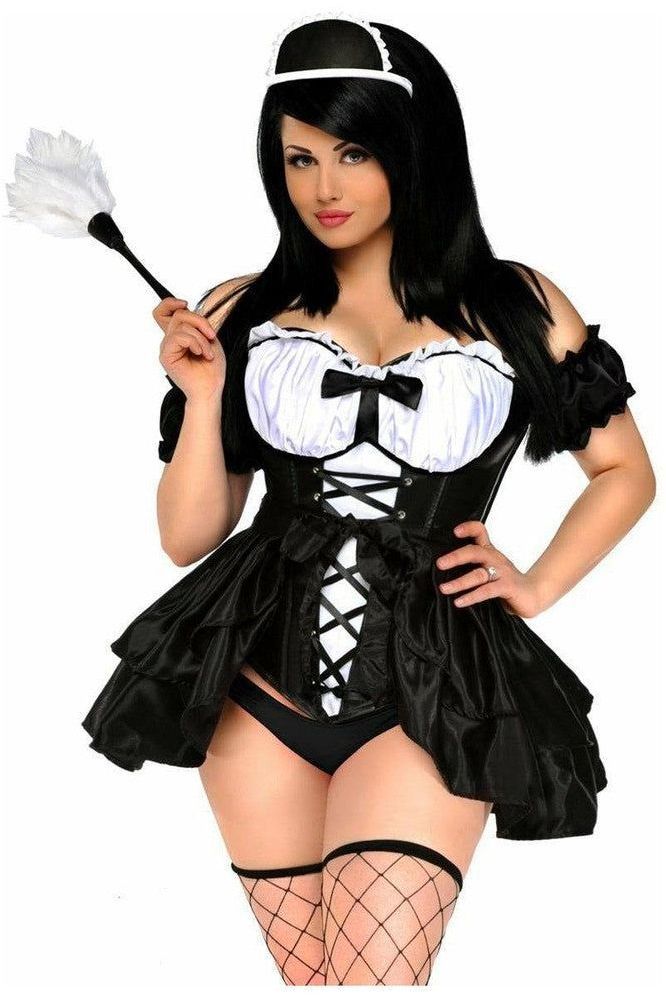 Top Drawer 4 PC French Maid Costume - Daisy Corsets