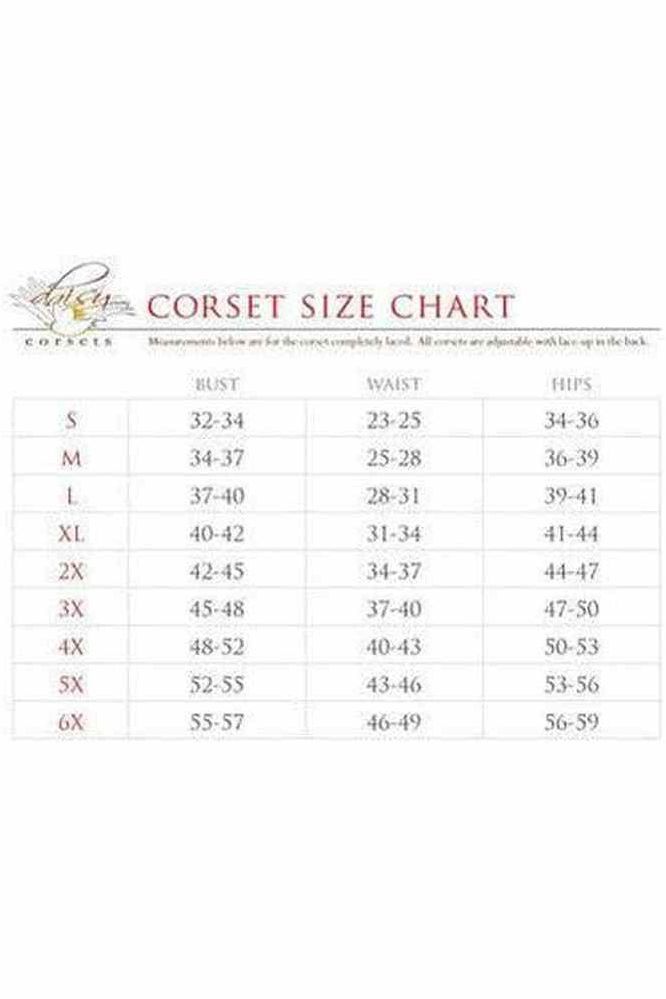 Top Drawer 4 PC Night Angel Corset Costume - Daisy Corsets