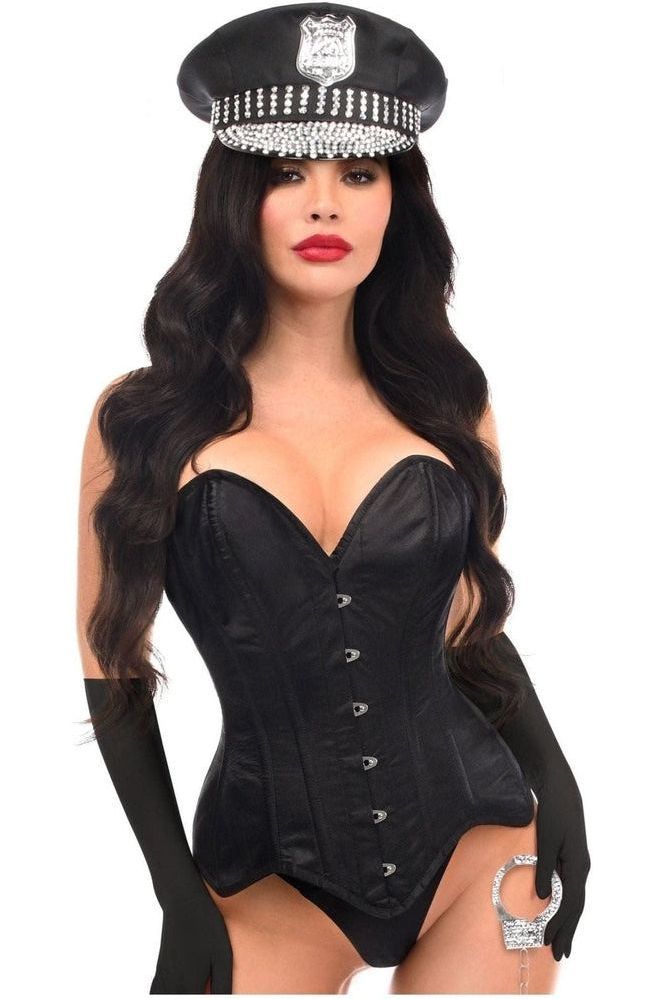 Top Drawer 4 PC Rhinestone Officer Corset Costume - Daisy Corsets