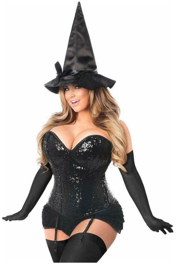 Top Drawer 4 PC Sequin Witch Corset Costume - Daisy Corsets