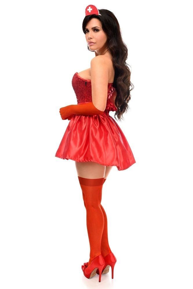 Top Drawer 5 PC Premium Nurse Corset Costume - Daisy Corsets