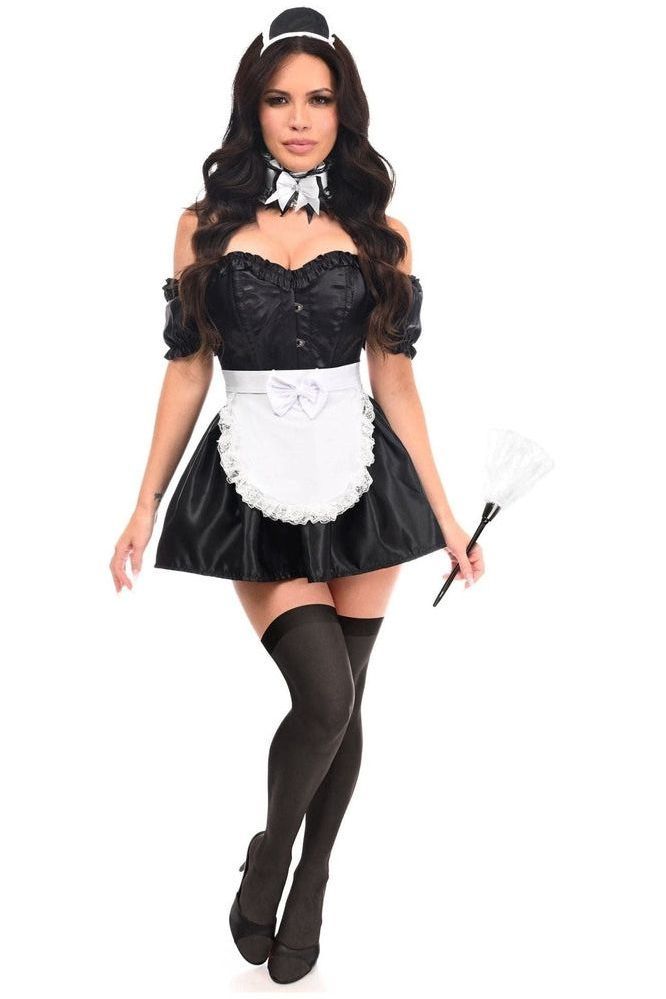 Top Drawer 6 PC Frisky French Maid Corset Costume - Daisy Corsets