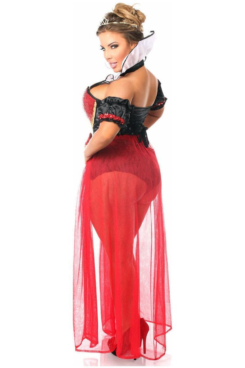 Top Drawer 6 PC Sexy Fairytale Red Queen Costume - Daisy Corsets