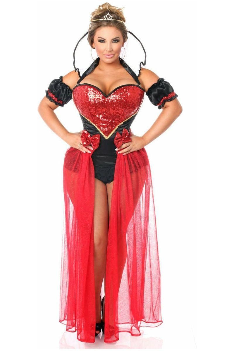 Top Drawer 6 PC Sexy Fairytale Red Queen Costume - Daisy Corsets