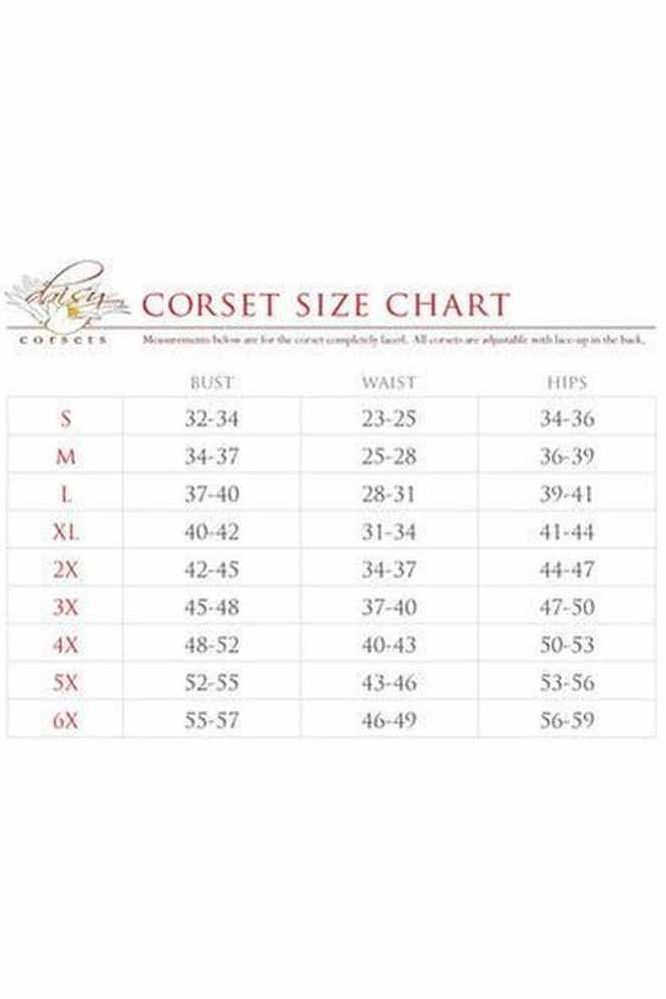 Top Drawer Faux Leather Underbust Corset - Daisy Corsets