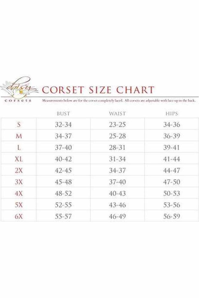 Top Drawer Gold/Black Swirl Brocade & Lace Steel Boned Corset w/Cap Sleeves - Daisy Corsets