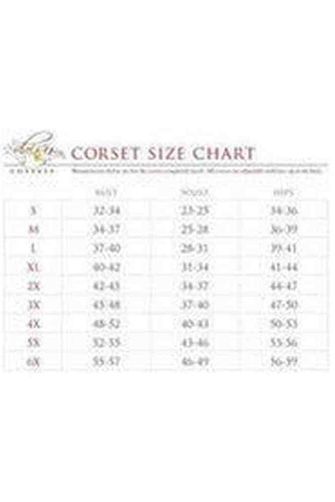 Top Drawer Teal/Blue Holo Steel Boned Underbust Corset - Daisy Corsets