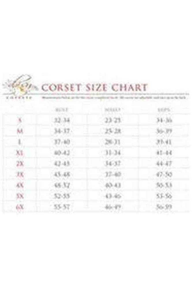 Wine Ruffle Panty w/Bow - Daisy Corsets