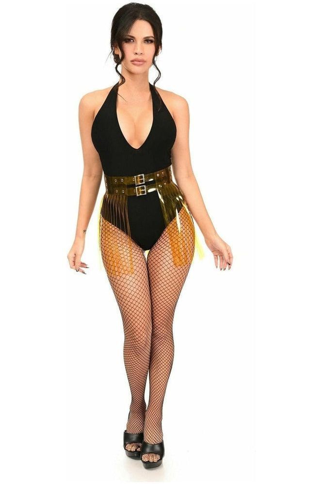 Yellow Clear Fringe Skirt - Daisy Corsets