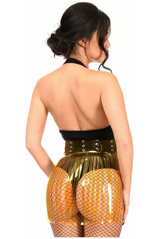 Yellow Clear Fringe Skirt - Daisy Corsets